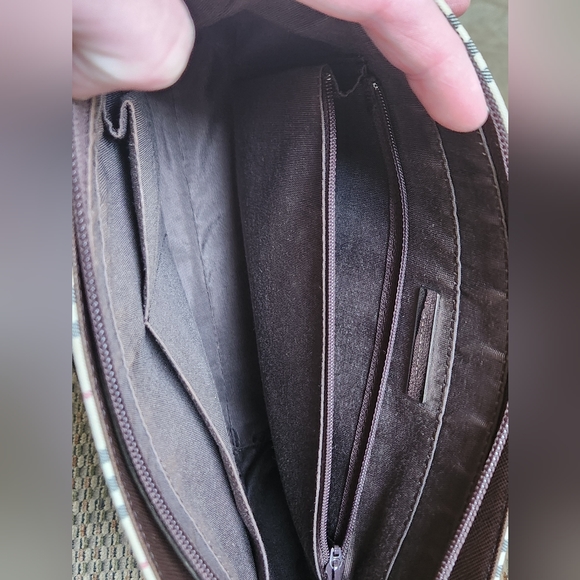 Burberry Nova Check Tote Bag in Beige Nylon Tote - Picture 12 of 16